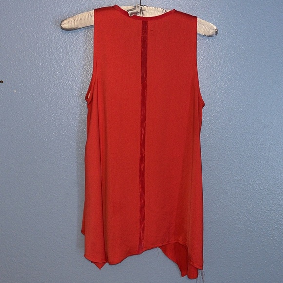 Rag & Bone Red Sleeveless Top Size Medium. B2 - Picture 5 of 6